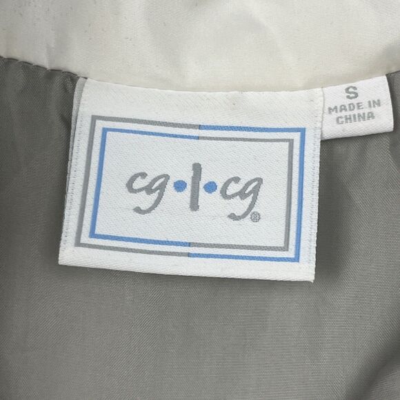 CG.L.CG Women's Vest Polyester Small Obre (Black, Gray, White) Zipper Pockets - Picture 4 of 8